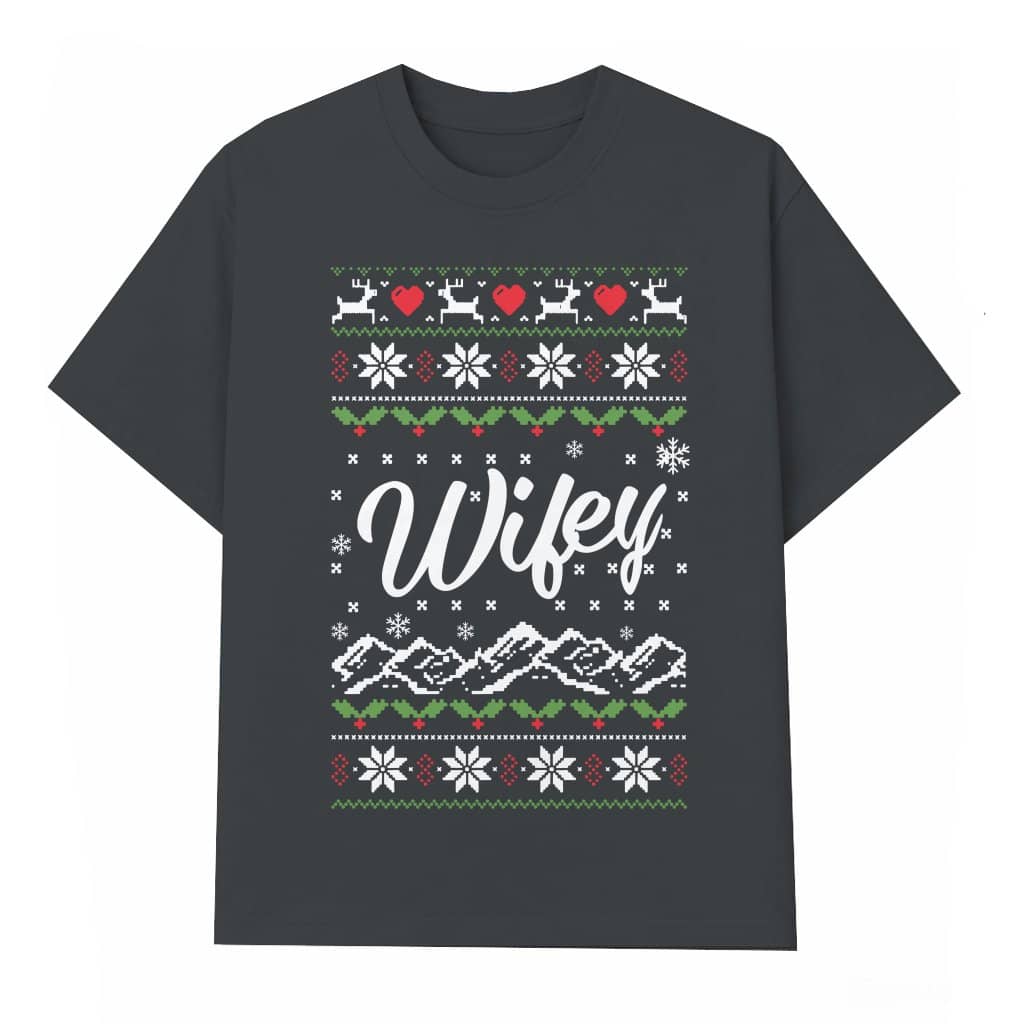 Funny Hubby Wifey Matching T-shirt – Valentine's Day Christmas Gift for Couple