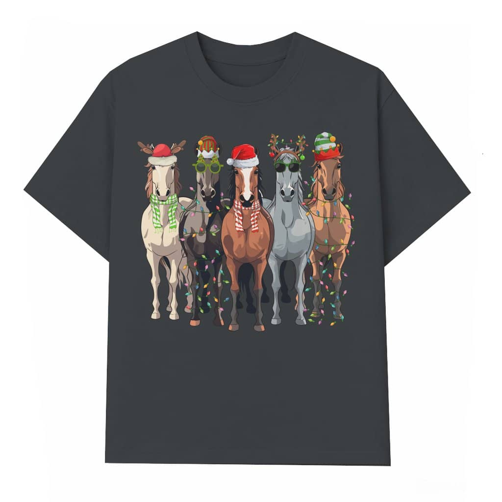 Western Horse T-shirt – Christmas Gift for Horse Lovers