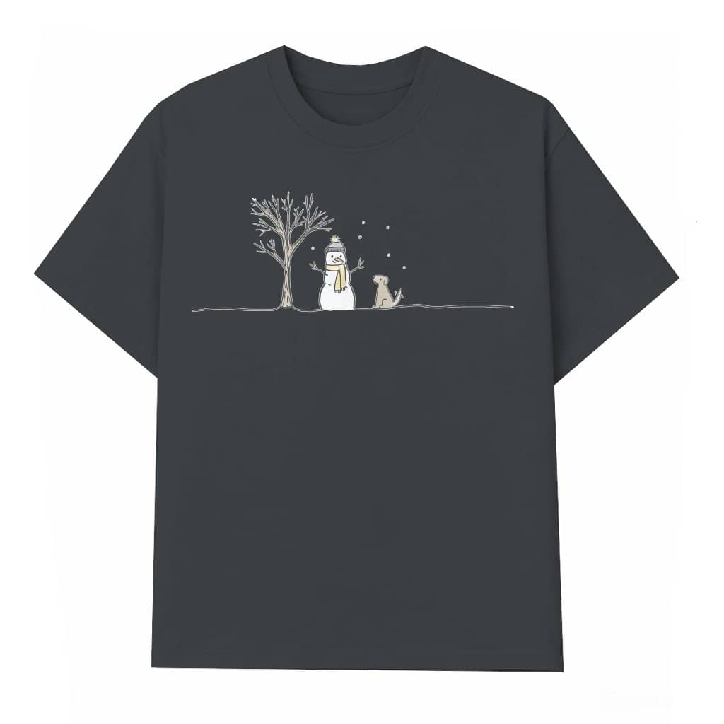 Cute Snowman T-shirt – Christmas Gift for Women