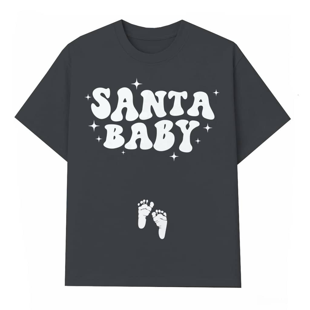 Pregnancy Announcement T-shirt – Christmas Gift for Expecting Mom Funny