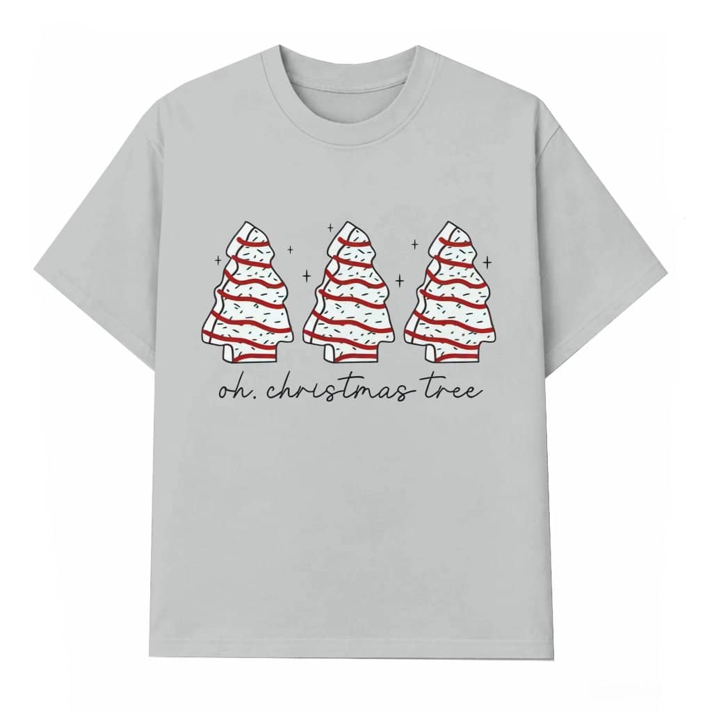 Retro Christmas Cakes T-shirt – Christmas Gift for Women Cute