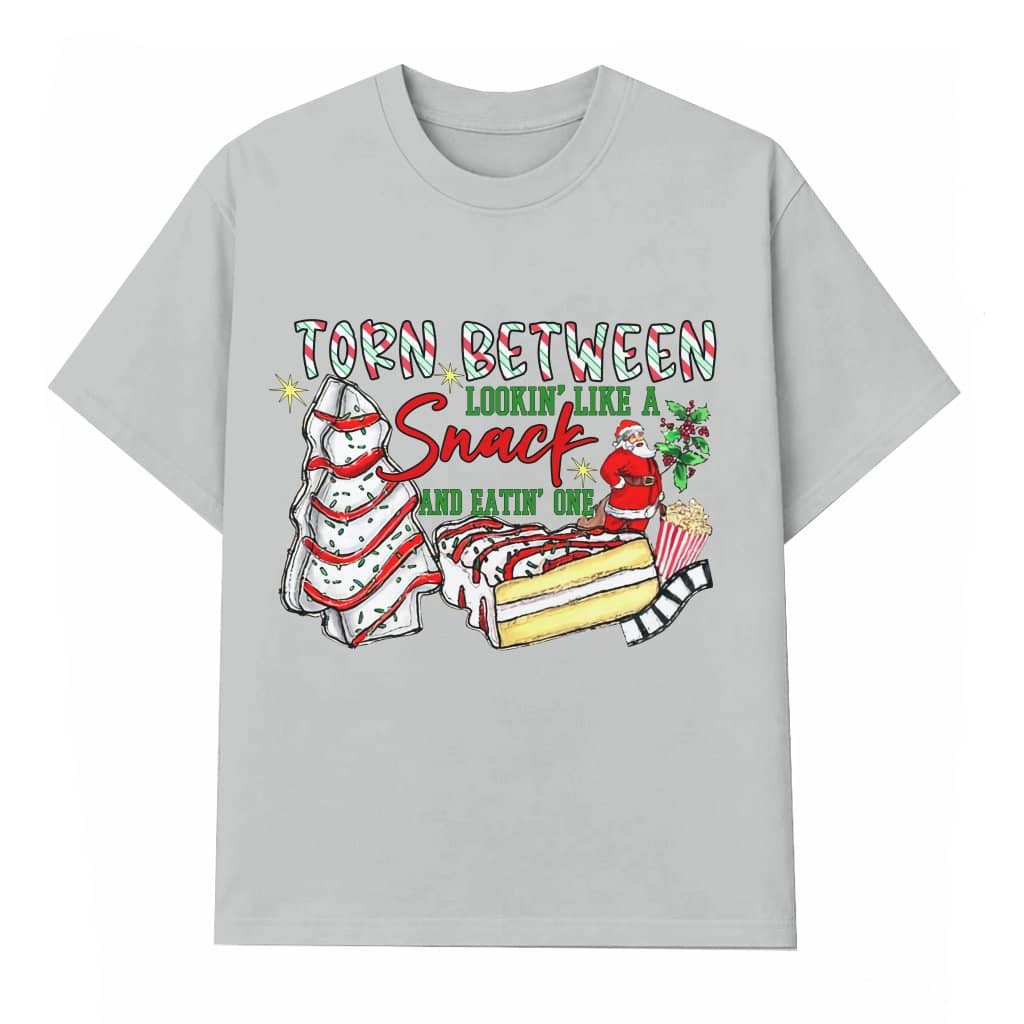 Christmas Tree Cake T-Shirt – Christmas Gift for Snack Lovers Funny