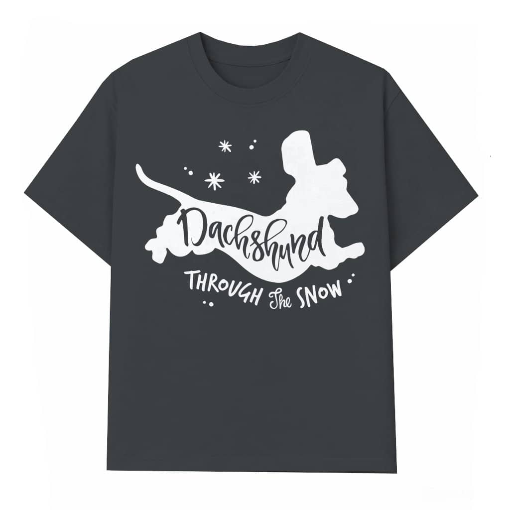Dachshund T-shirt – Christmas Gift for Dog Lovers Cute Wiener Dog Doxie