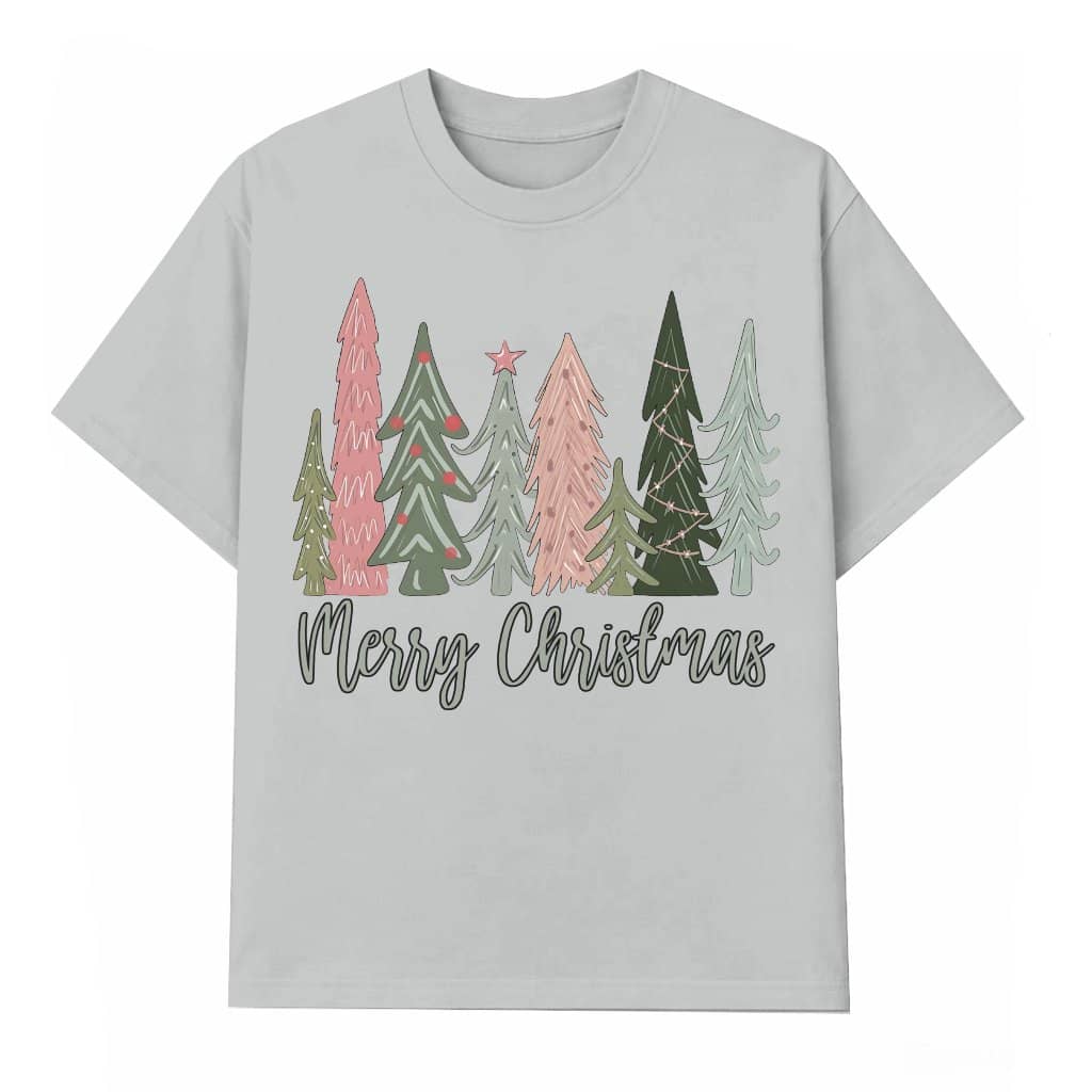 Cute Merry Christmas Tree T-shirt – Merry Christmas Gift Festive