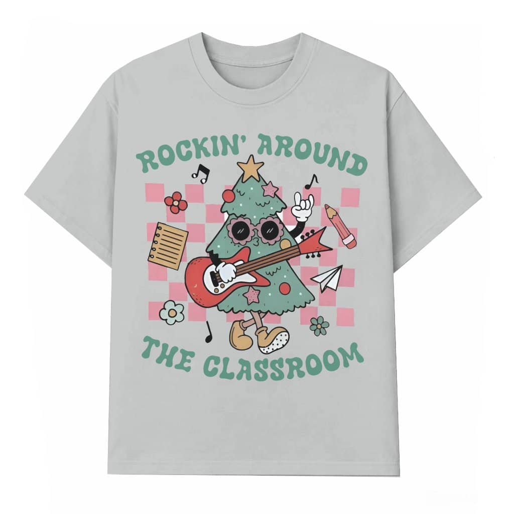 Retro Funny Teacher T-shirt – Christmas Gift for Teacher