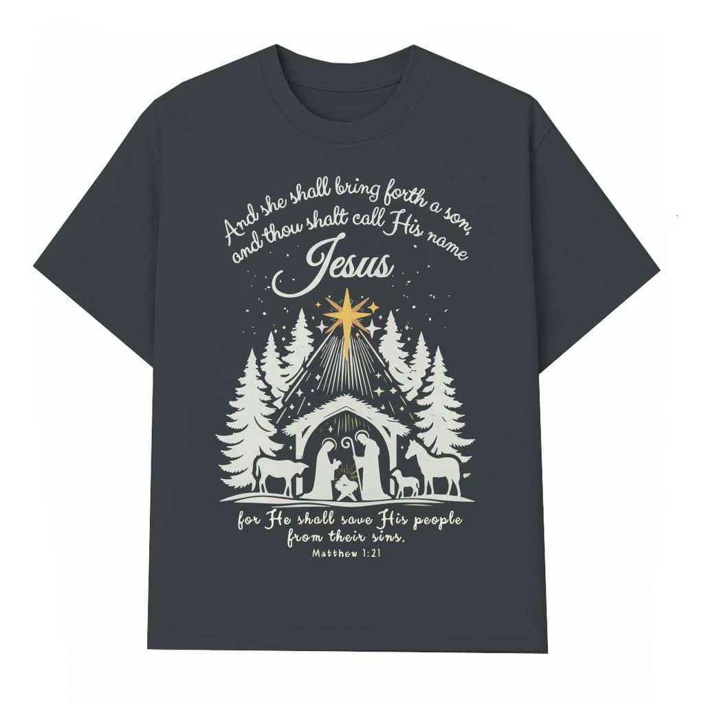 True Story Nativity T-shirt – Christian Christmas Gift for Women