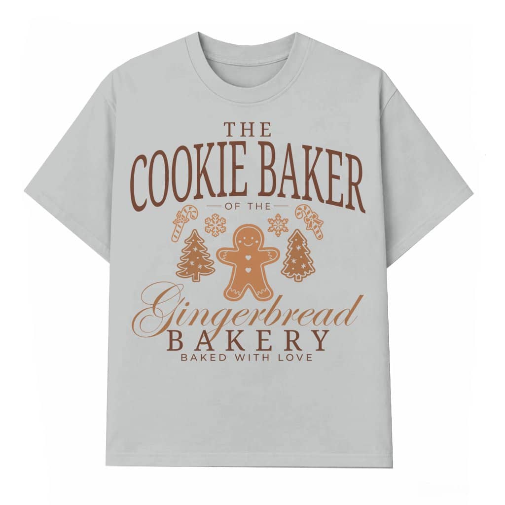 Cookie Baker T-shirt Christmas – Gift for Couple Funny Gingerbread Trendy