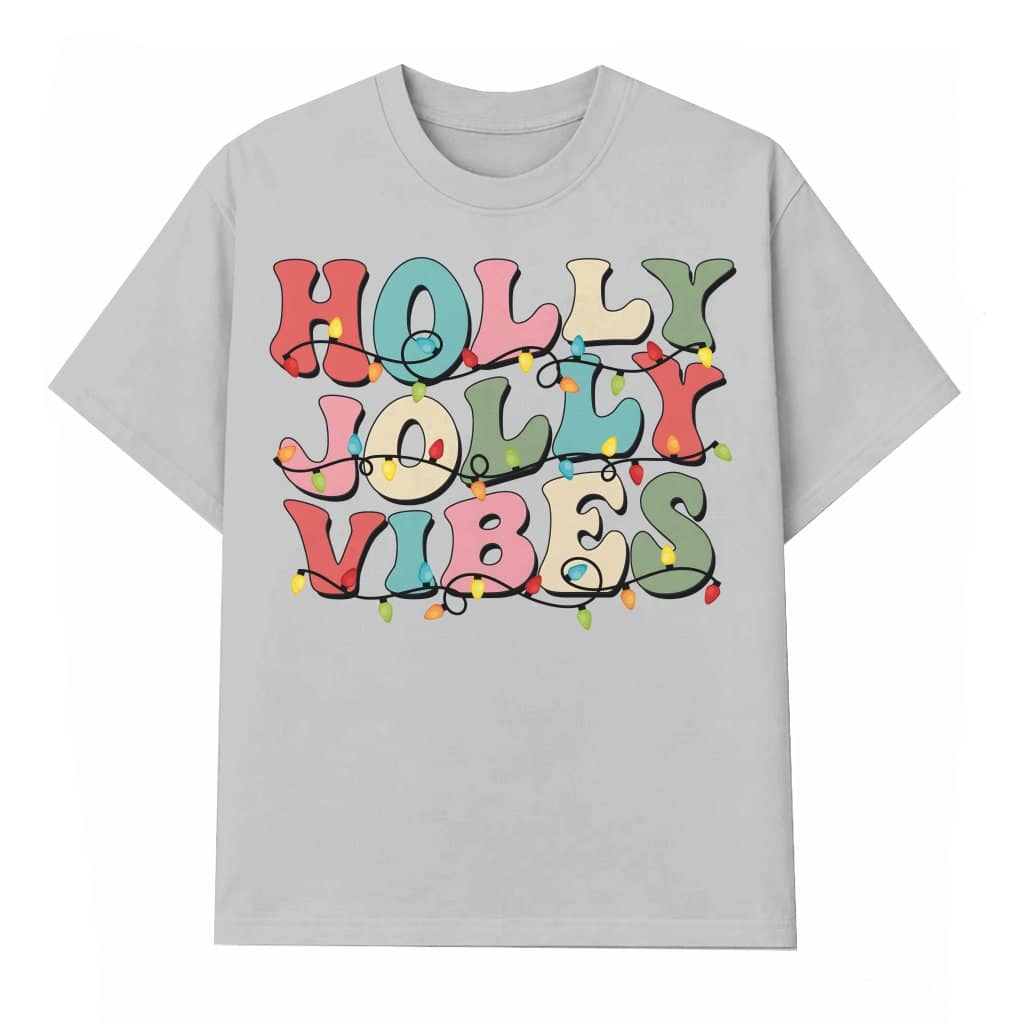 Funny Holly Jolly T-shirt – Christmas Party Gift Festive