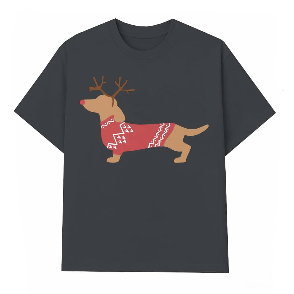 Dachshund T-shirt – Christmas Gift for Dog Mom Funny