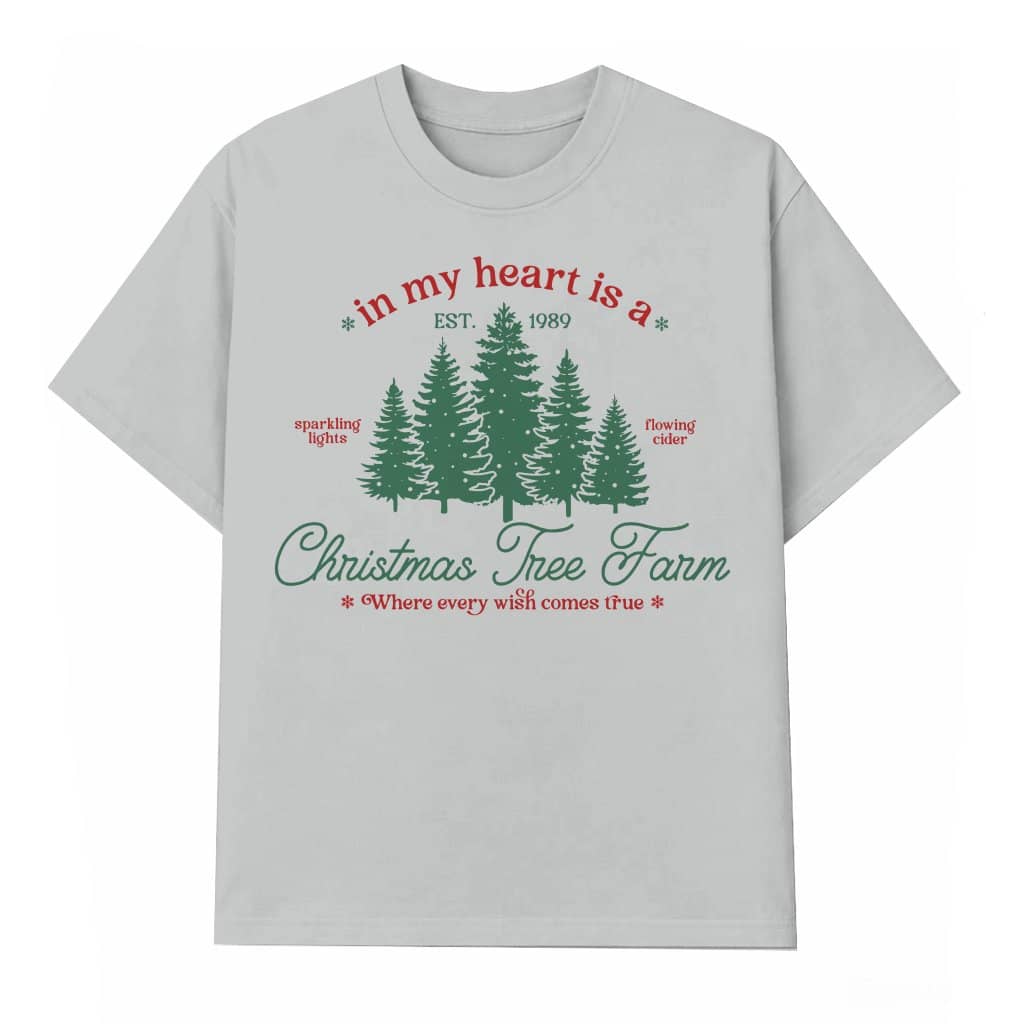 Christmas Tree Farm T-shirt – Christmas Gift for Women Cute Farm Fresh