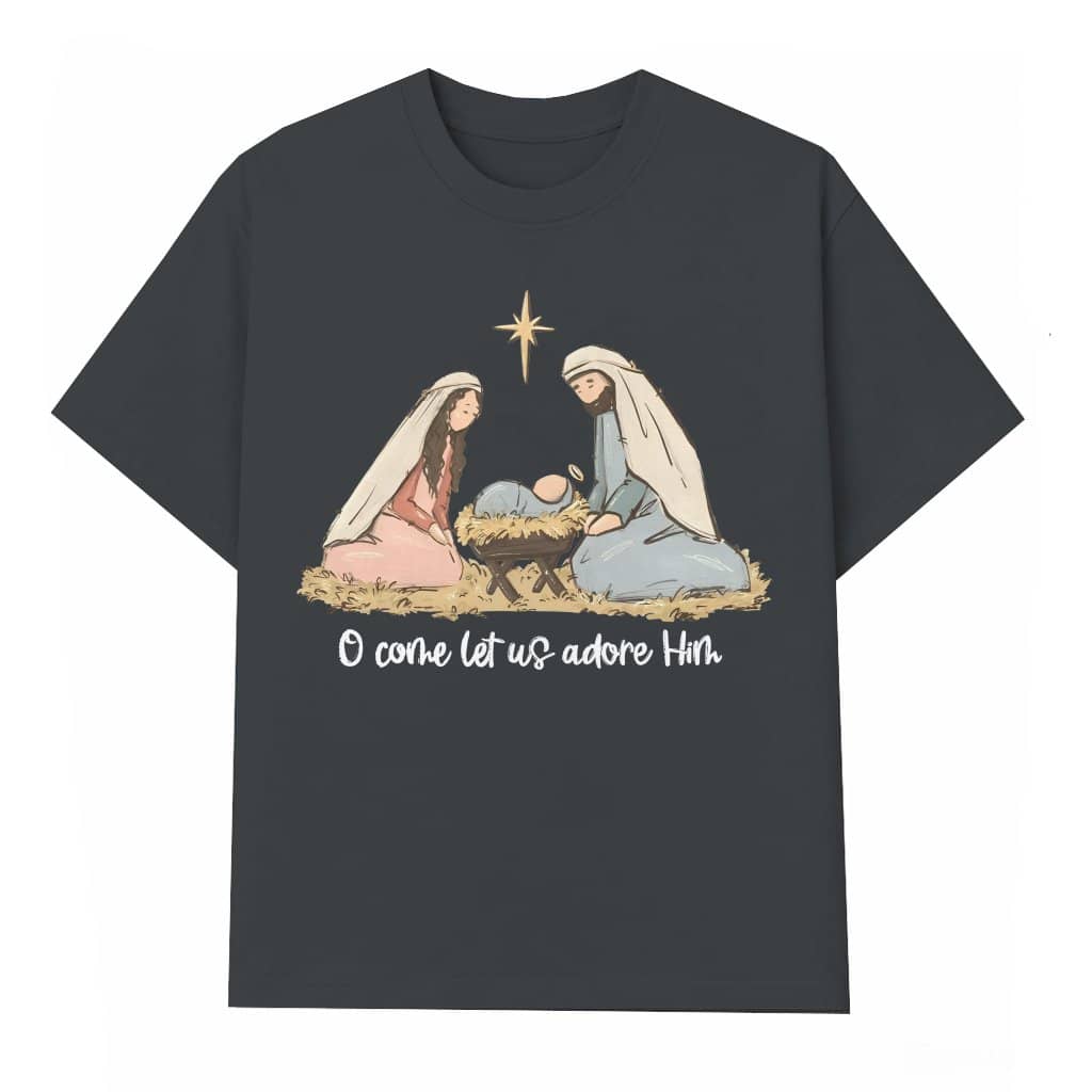 Nativity Scene T-shirt – Christian Christmas Gift Classic