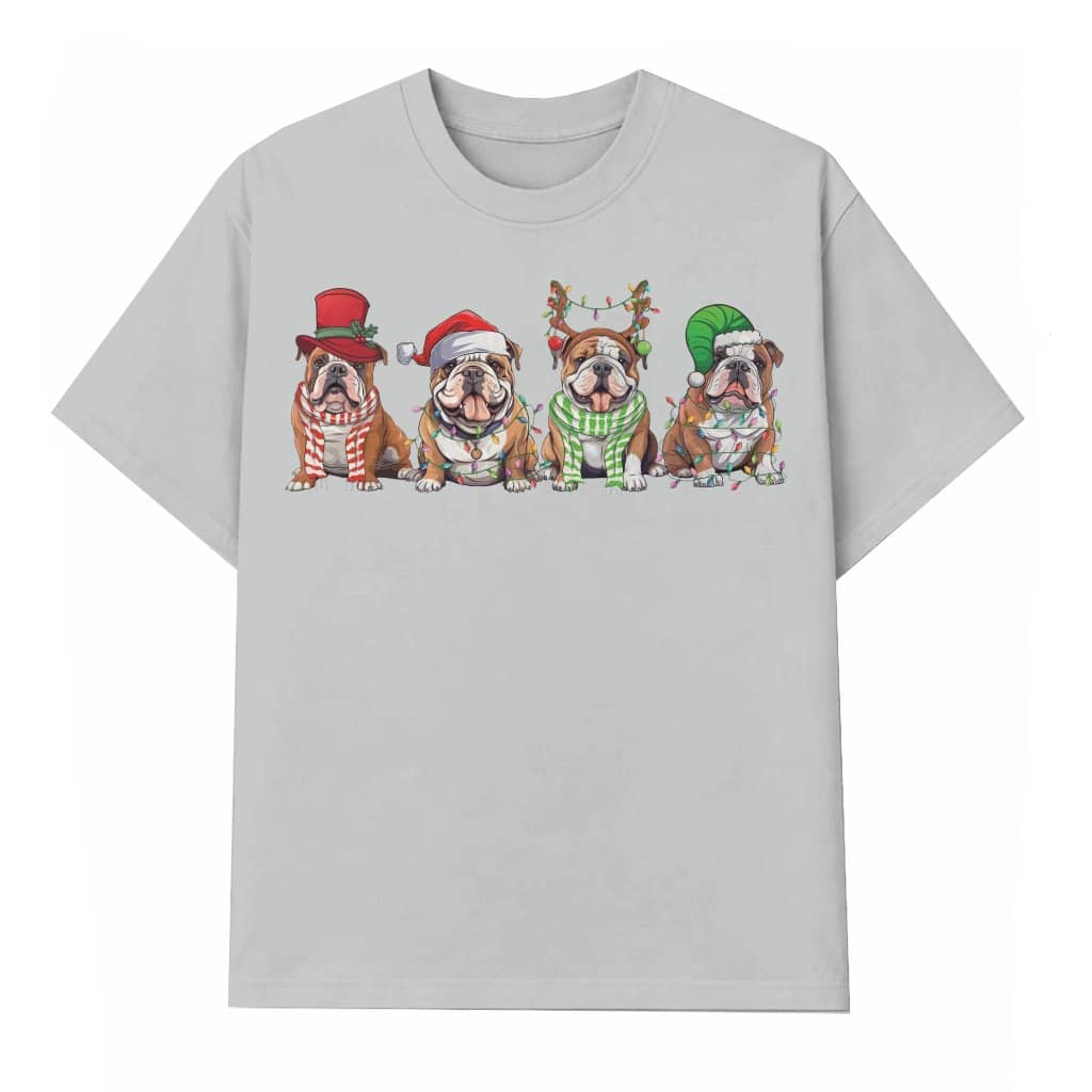 Funny English Bulldog T-shirt – Christmas Gift for Dog Mom