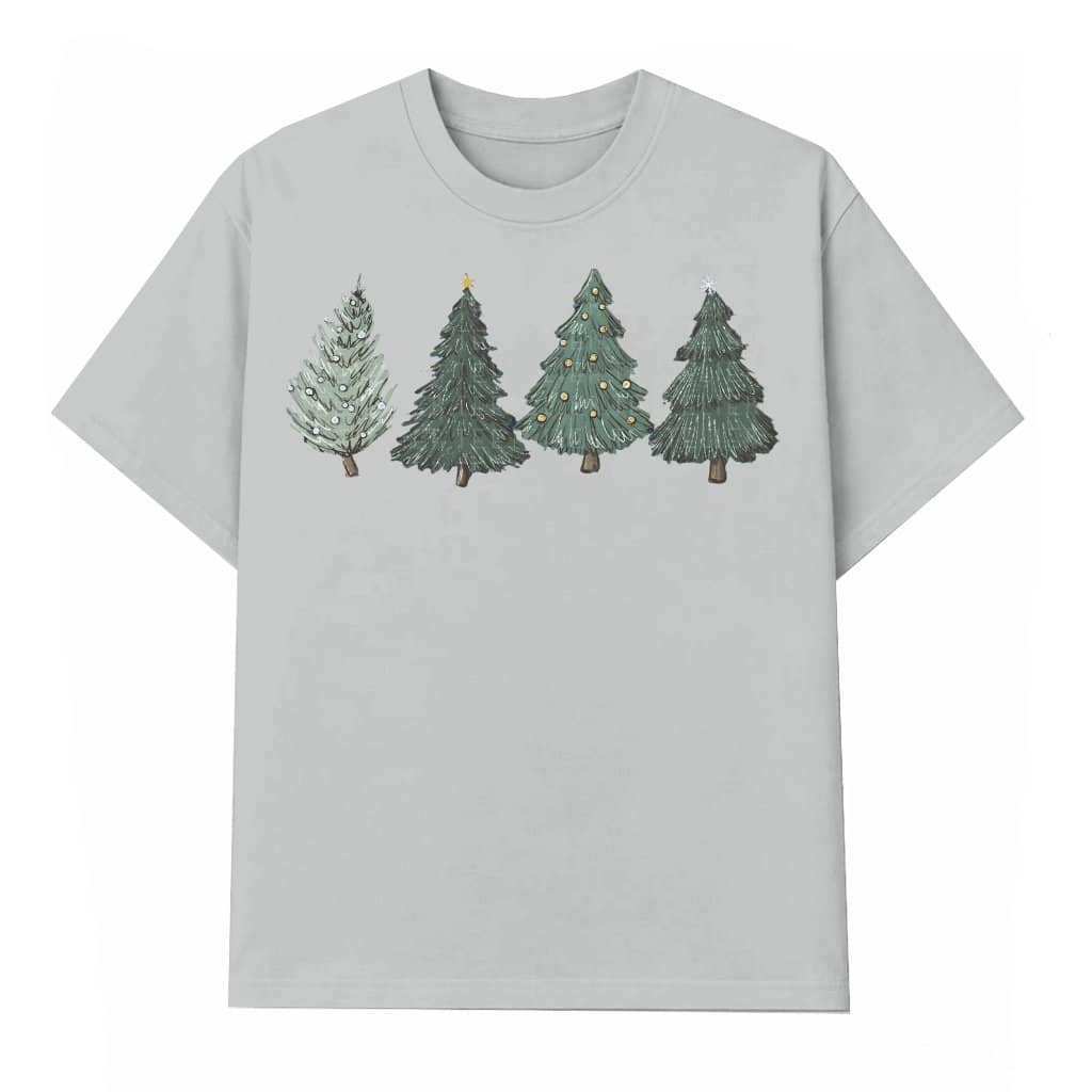 Cute Christmas Tree T-shirt – Christmas Gift for Men Women