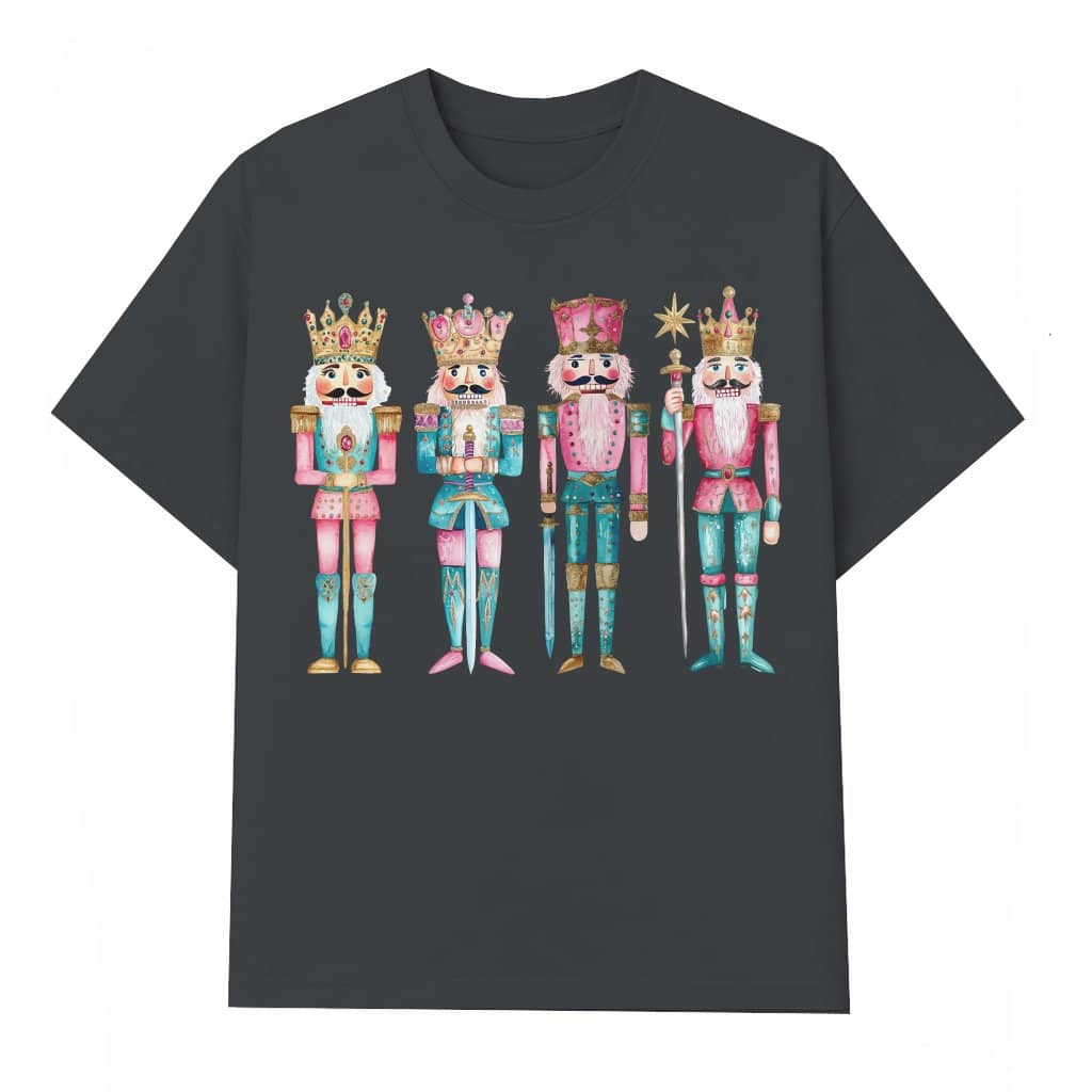 Festive Nutcracker T-shirt – Christmas Gift for Women