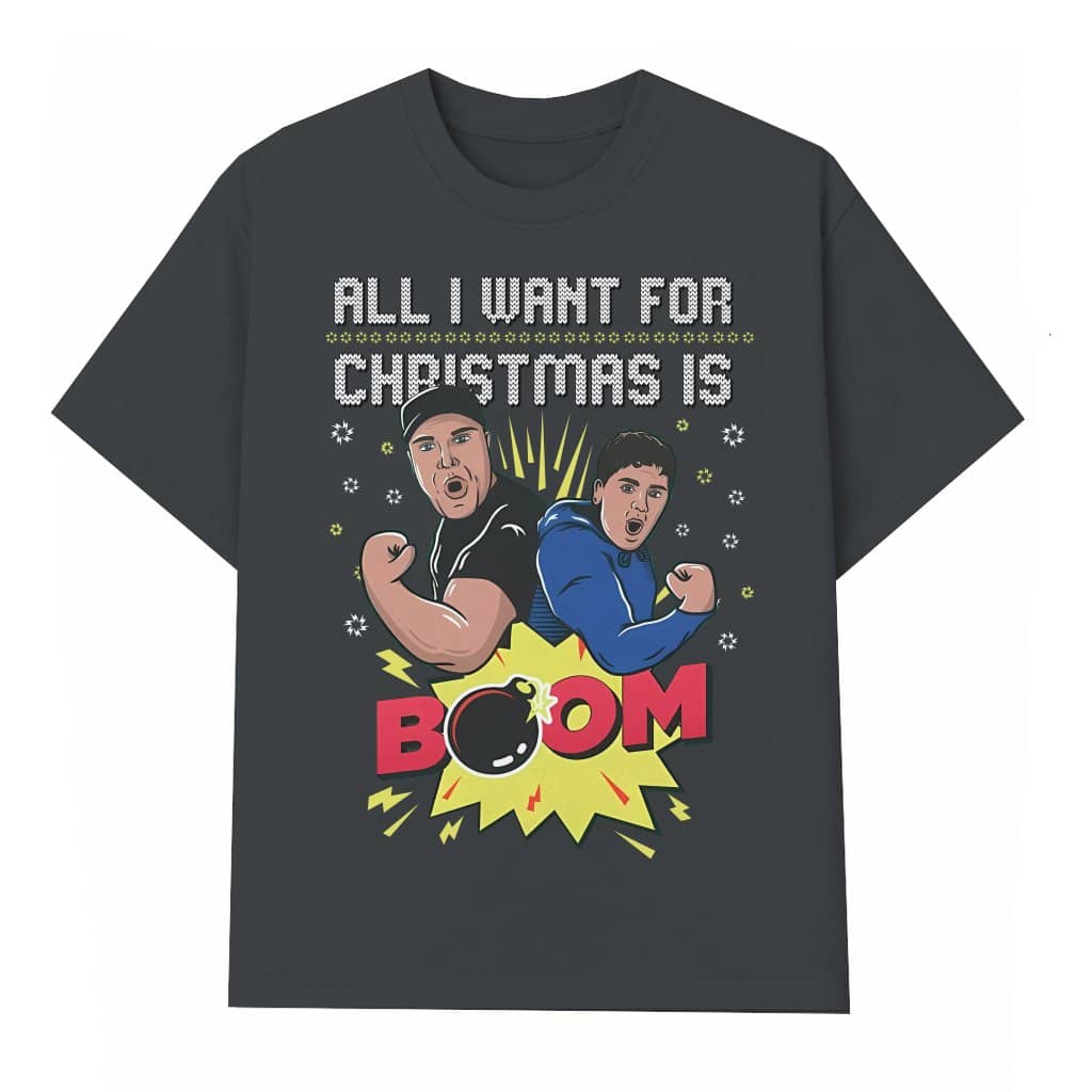 Funny Boom Ugly T-shirt – Christmas Gift for Men Women Trendy
