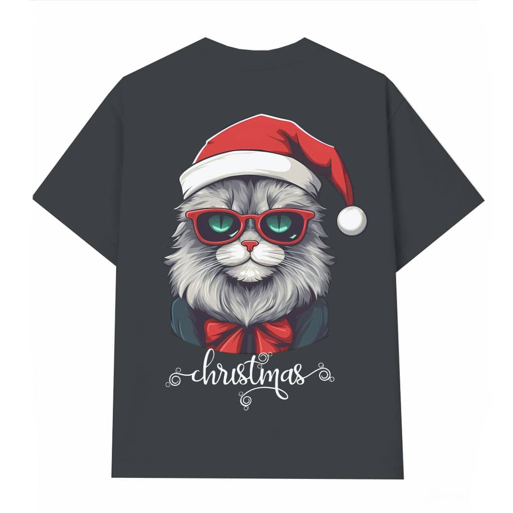 Funny Cute Cat T-shirt – Christmas Gift for Cat Lovers