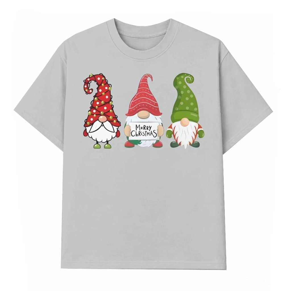 Christmas Gnomes Wash Tee – Christmas Gift Cute Funny