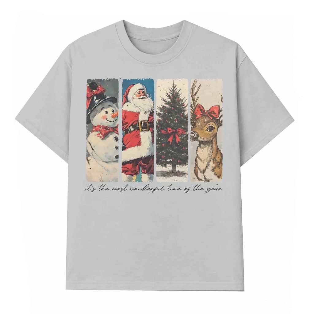 Most Wonderful Time Of The Year T-shirt – Christmas Gift for Family Festive