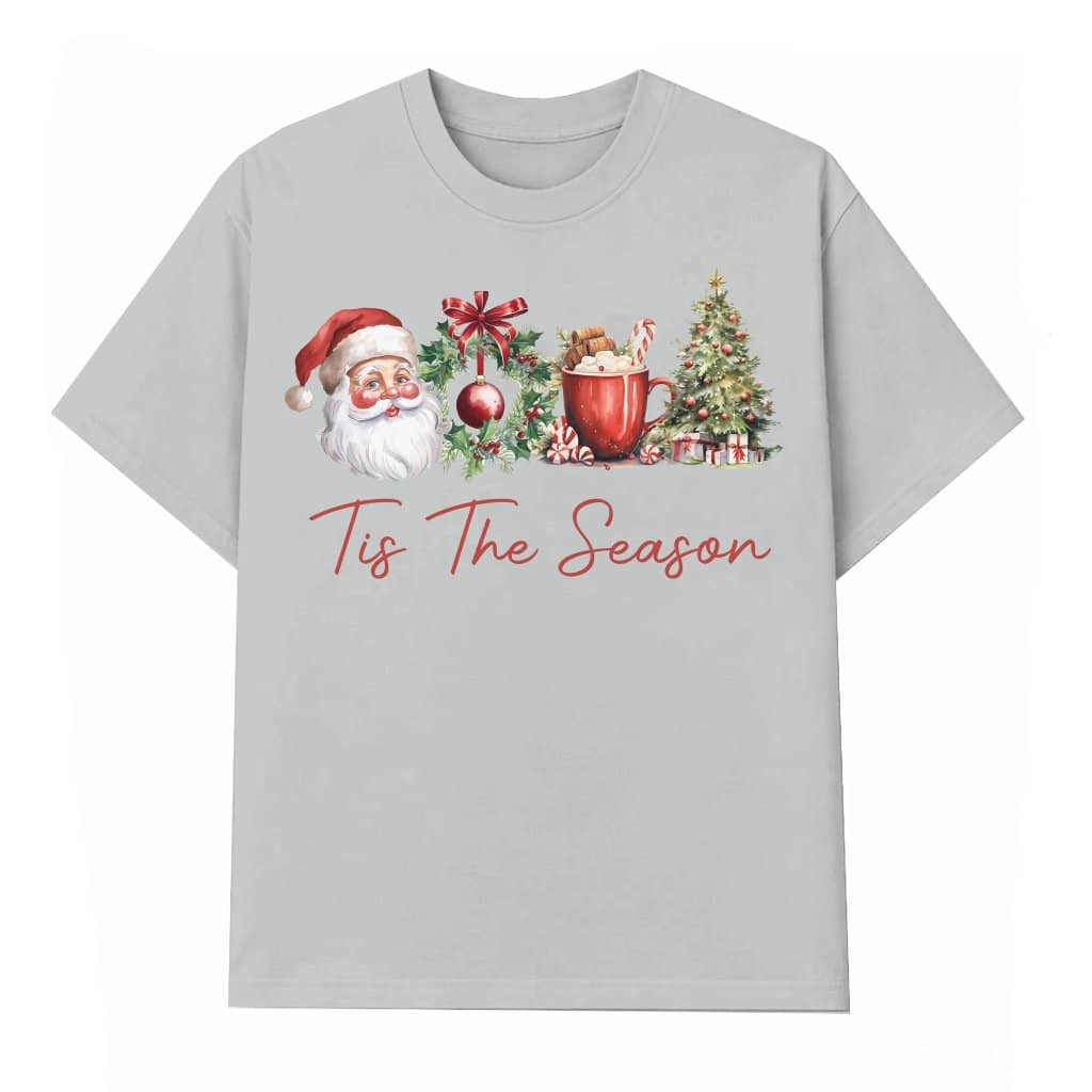 Tis The Season T-shirt – Christmas Gift Retro Cute