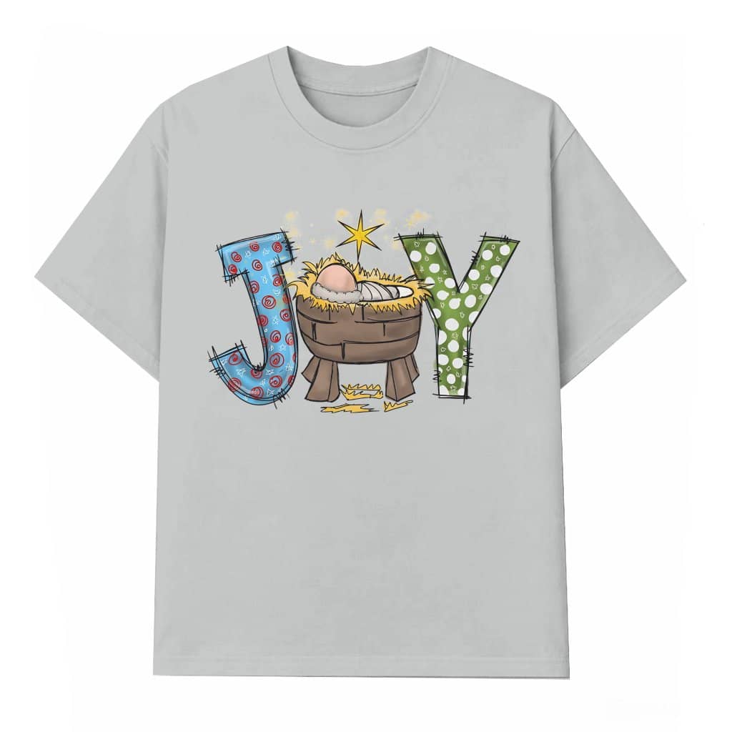 Joy Christian Nativity T-shirt – Christmas Gift Religious