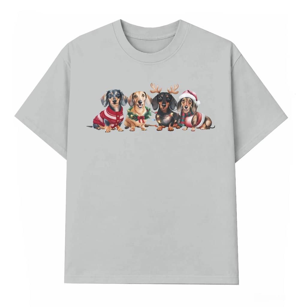Funny Dachshund T-shirt – Christmas Gift for Dog Mom Trendy