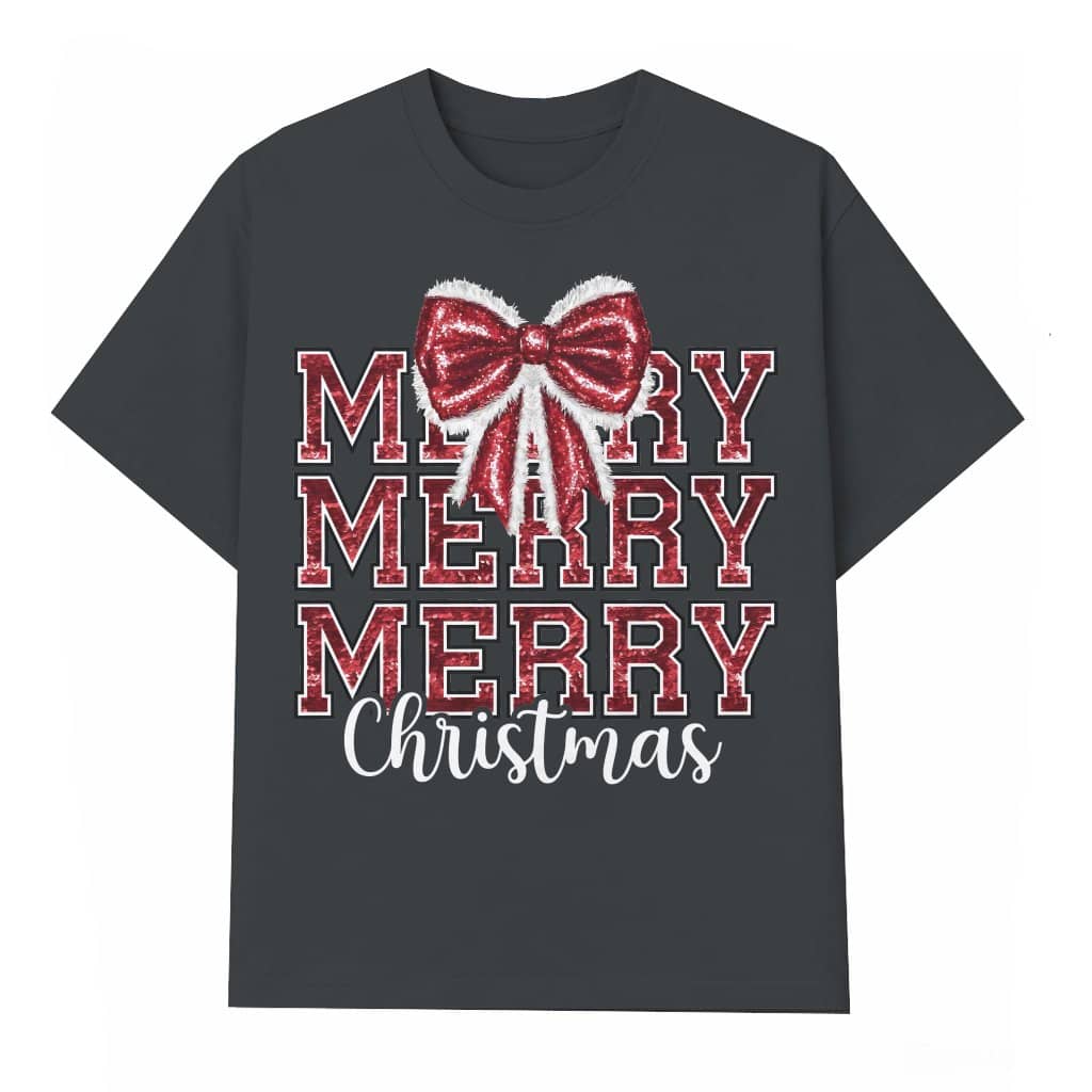 Merry Christmas T-shirt – Festive Christmas Gift for Mom