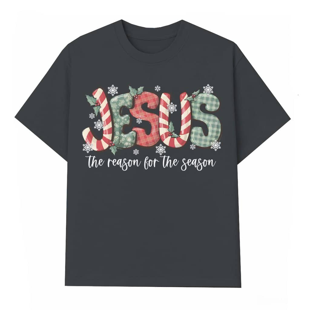 Jesus Is The Reason For The Season T-shirt – Christian Christmas Gift Vintage