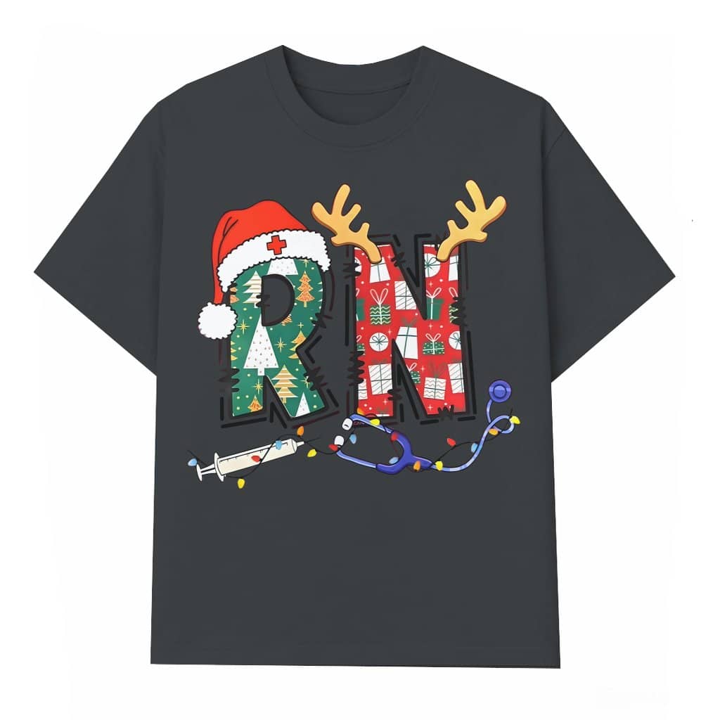 Nurse T-shirt Christmas – Gift for RN Squad Trendy