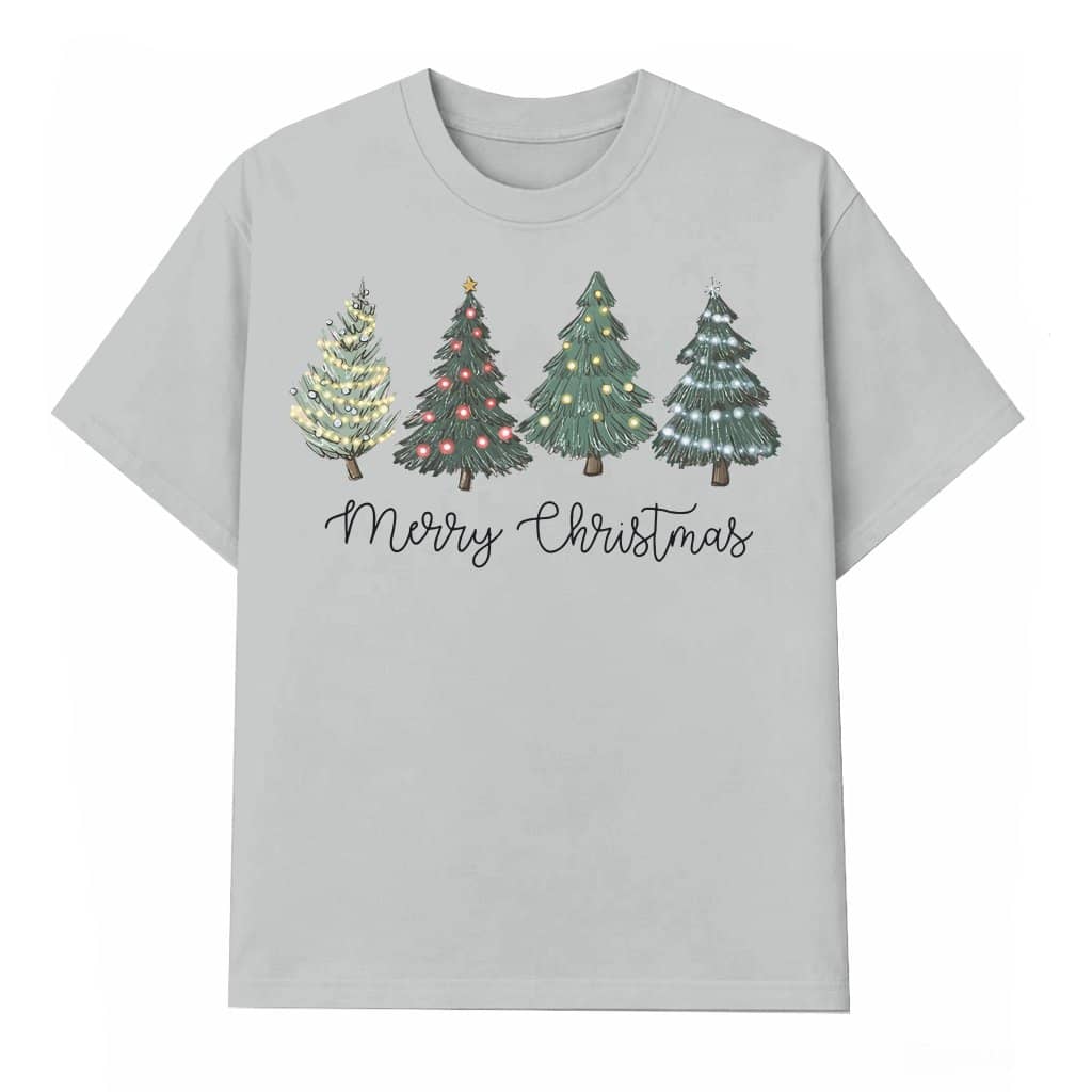 Christmas Trees T-shirt – Christmas Gift for Women Cute Holiday