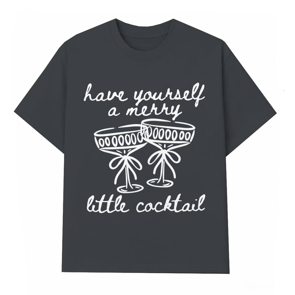 Espresso Martini T-shirt – Christmas Funny Cocktail Party Gift