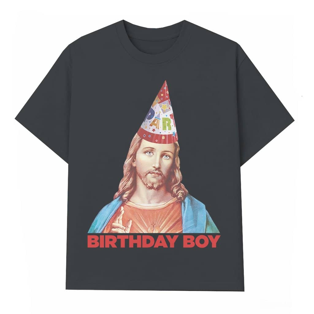 Funny Jesus Birthday Boy T-shirt – Birthday Christmas Gift for Him