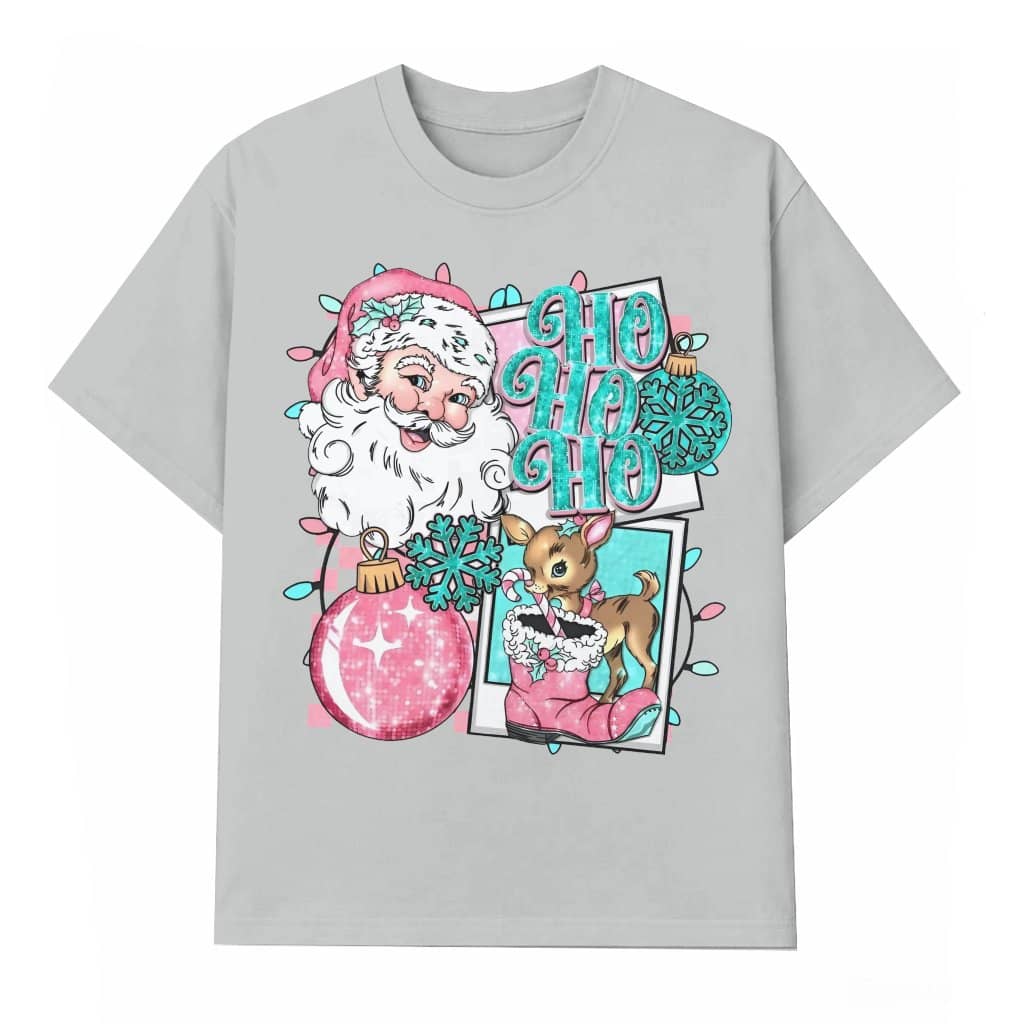 Christmas Drop Shoulder T-shirt – Gift for Women