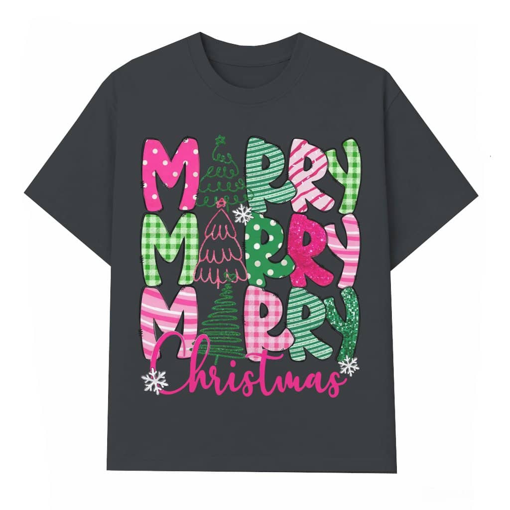 Pink Coquette Bow T-shirt – Christmas Gift for Her Trendy Cute