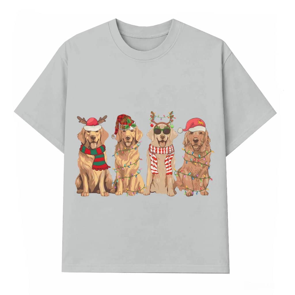 Golden Retriever T-shirt Christmas – Cute Gift for Dog Lover