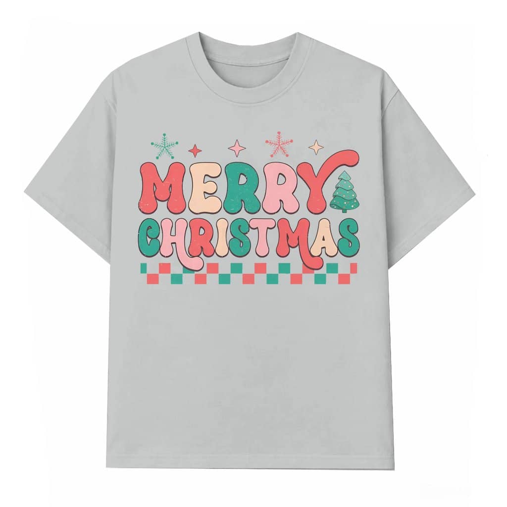 Vintage Merry Christmas T-shirt – Christmas Gift for Men Women