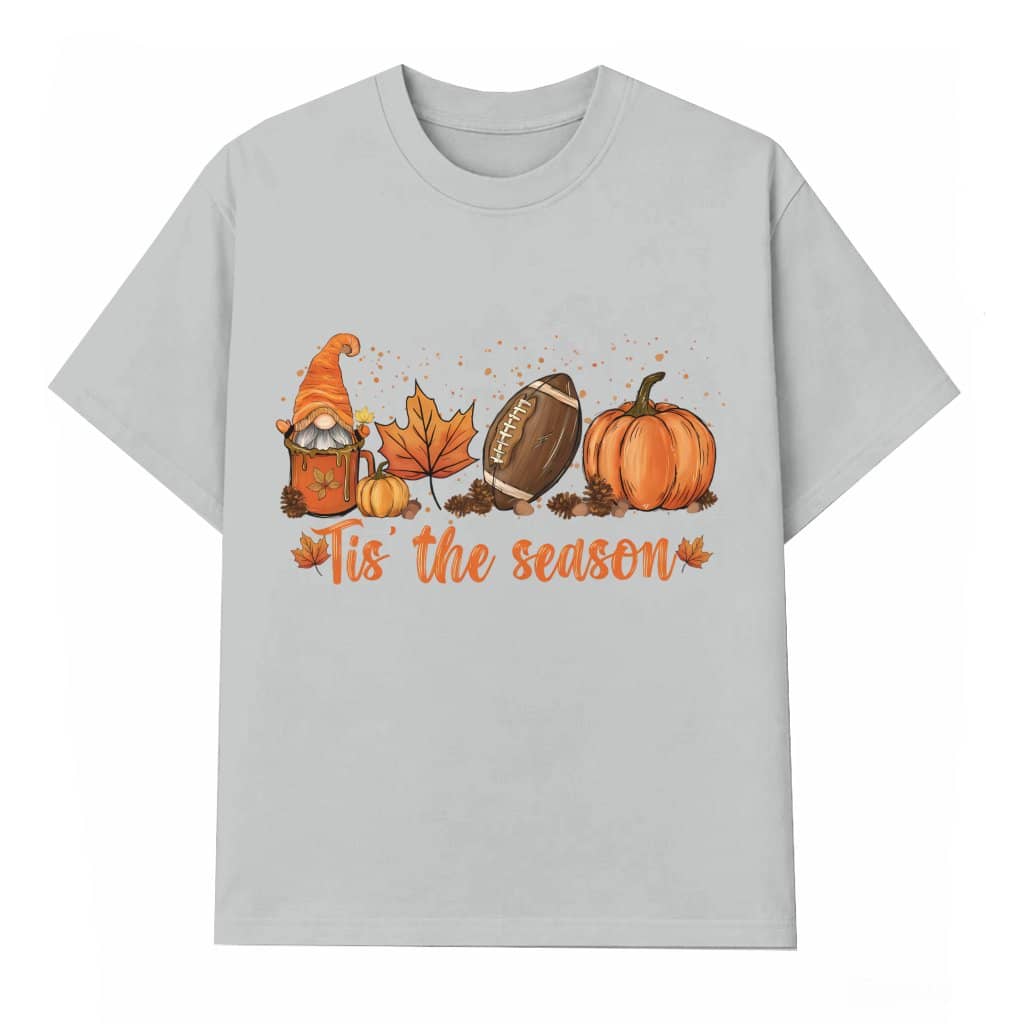 Tis The Season T-shirt Thanksgiving – Gift for Coffee Lover Pumpkin Spice Fall