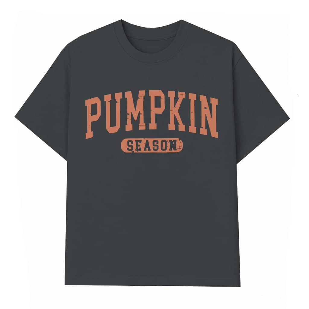 Cute Retro Pumpkin Season T-shirt – Fall Halloween for Women Trendy