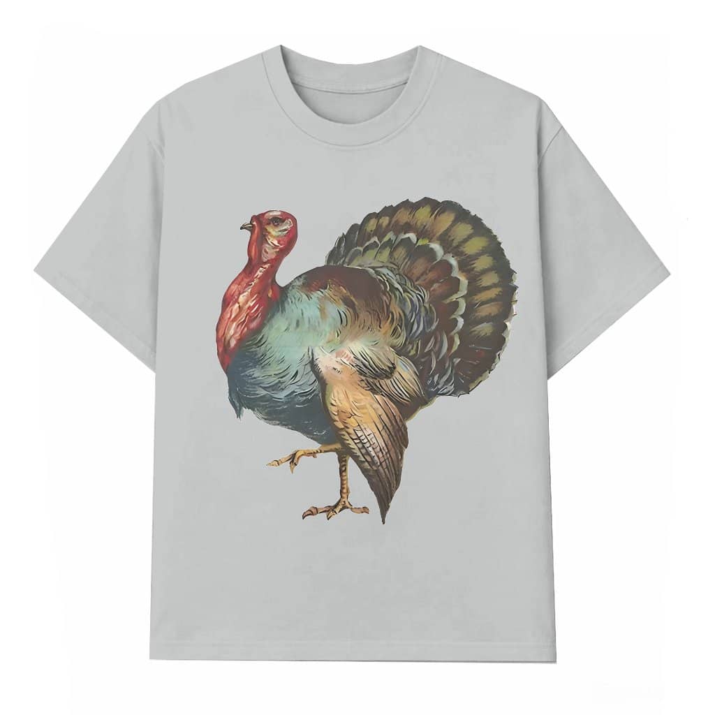 Vintage Turkey T-Shirt – Thanksgiving Gift for Men Women Funny