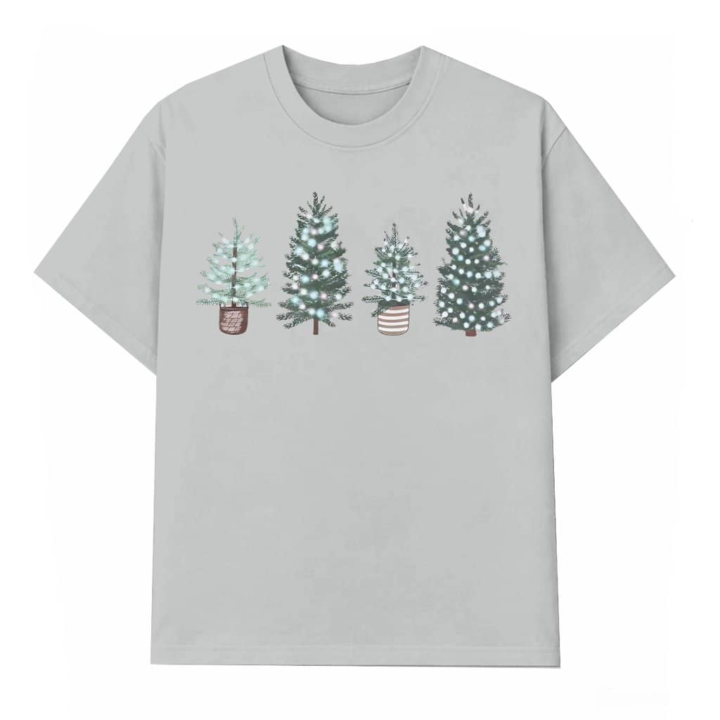 Christmas Tree T-shirt – Christmas Holiday Lights Gift Festive