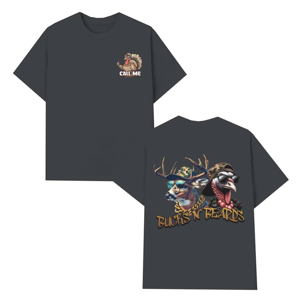 Deer Turkey T-shirt – Gift for Hunting Enthusiast Funny Camo