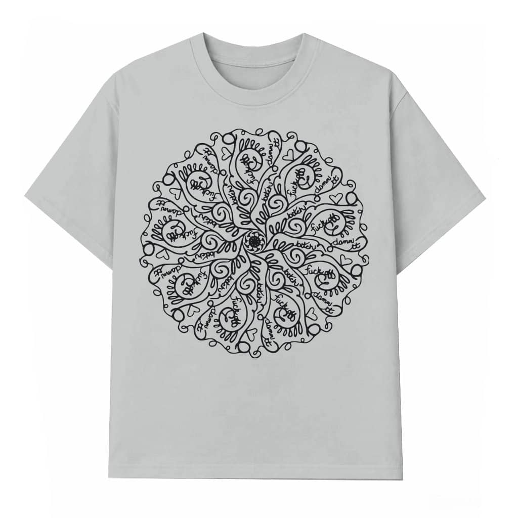 Funny Curse Word Mandala T-shirt – Gift for Men & Women