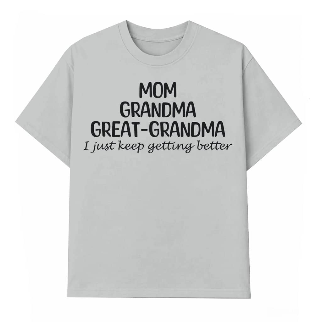 Pregnancy Announcement T-shirt – Pregnancy Reveal Gift for Mom, Grandma, Great-Grandma