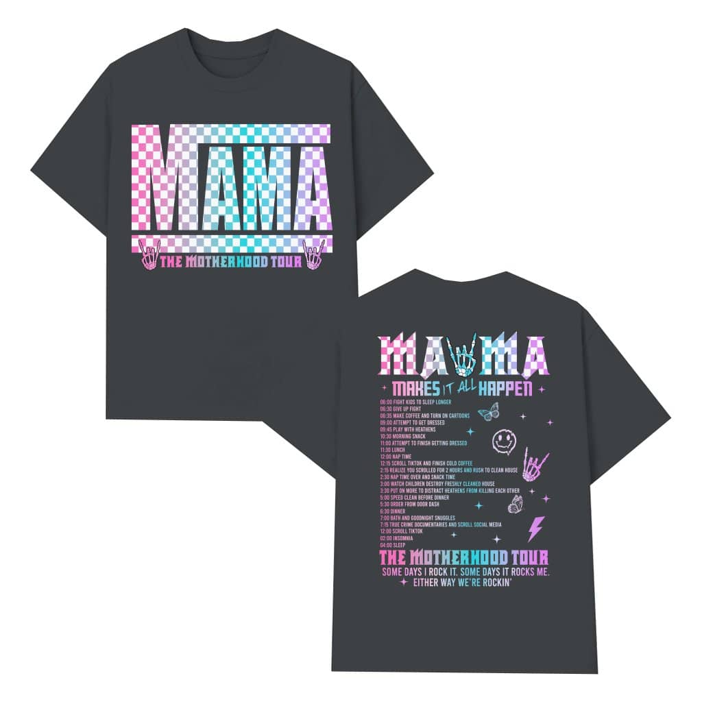 Rocker Mama T-shirt – Mother's Day Gift for Mom The Motherhood Tour Funny