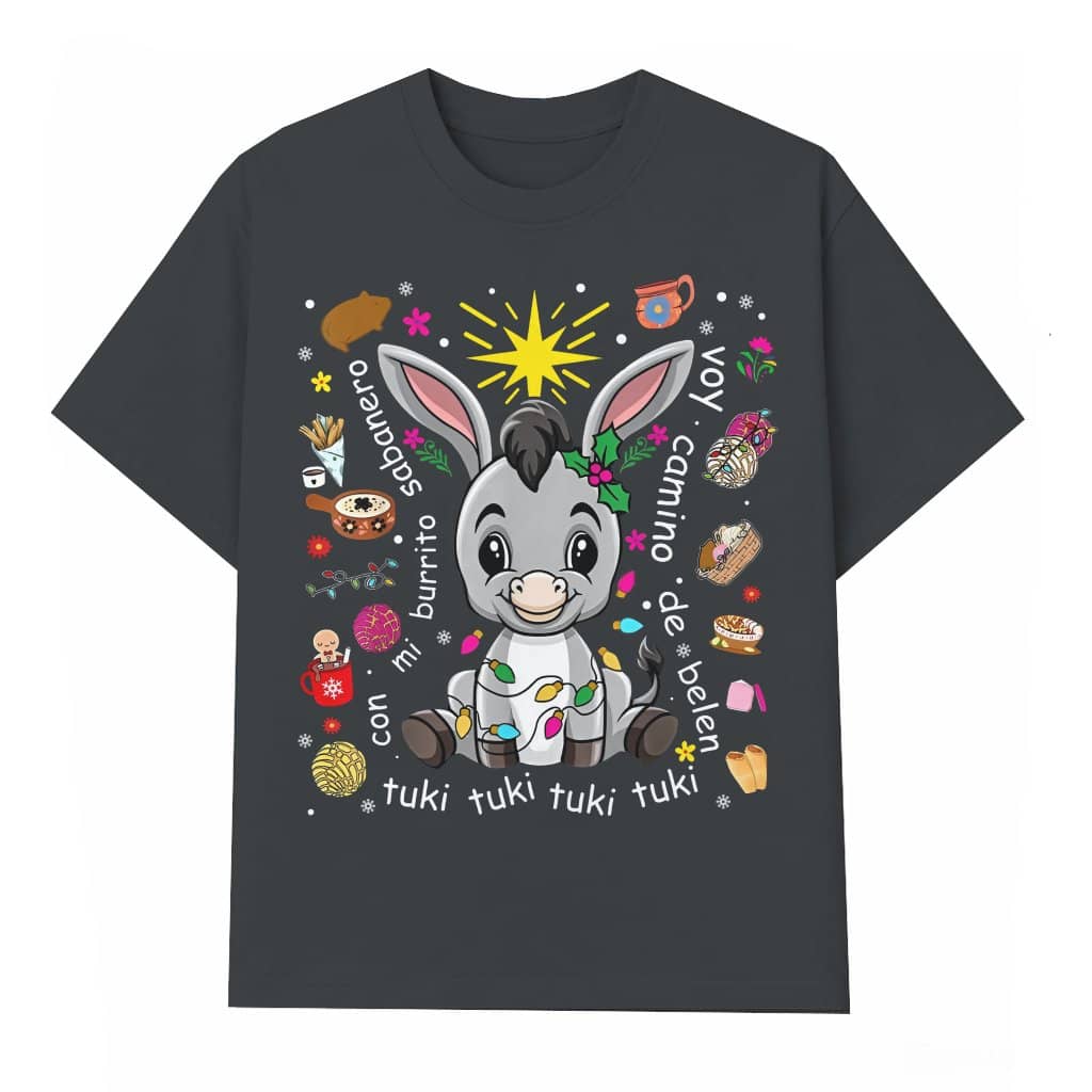 Mi Burrito Sabanero T-shirt – Christmas Mexican Spanish Donkey Gift