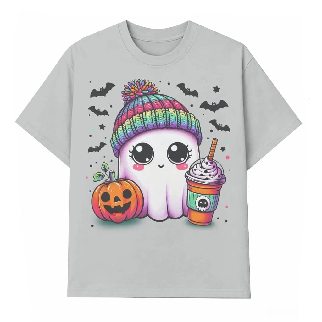 Pixie Ghost Pumpkin T-shirt – Halloween Gift for Ghost Lover Cute Spooky