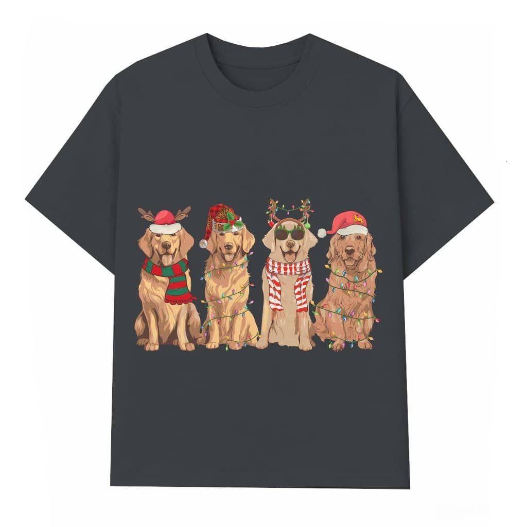 Golden Retriever T-shirt – Christmas Gift for Golden Retriever Mom Dog Lover