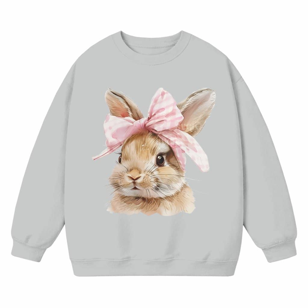 Cute Bunny Sweatshirt – Easter Gift for Animal Lovers Pastel