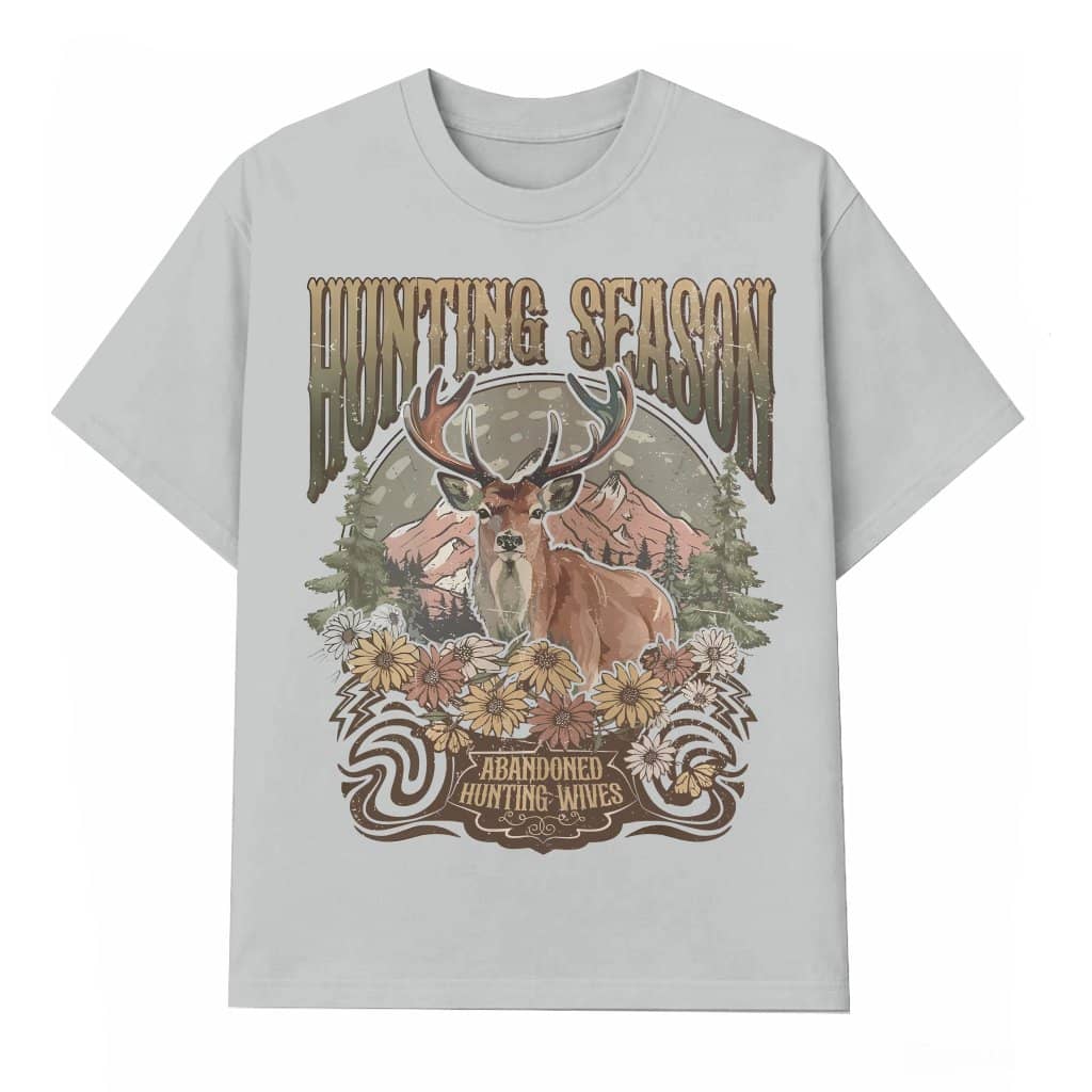Abandoned Wives Club T-shirt – Hunting Season Gift for Deer Hunter Wife Funny