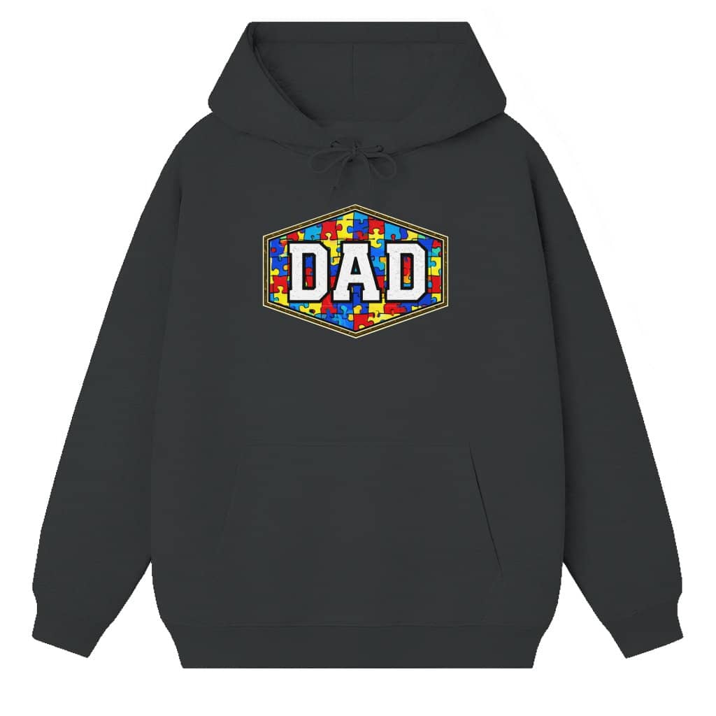 Autism Dad Hoodie – Fathers Day Gift for Dad Autism Awareness Spiritual
