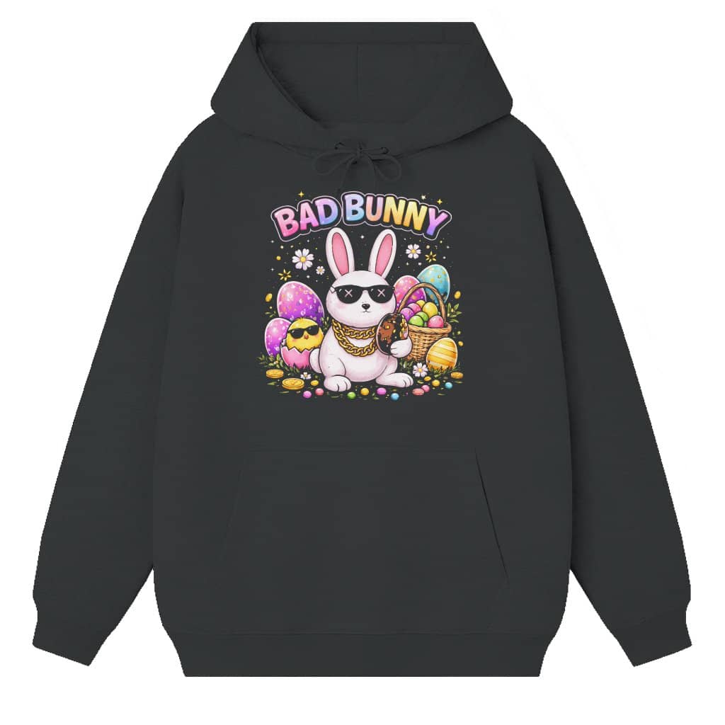 Bad Bunny Shirt, Egg Hunting Squad Shirt, Easter Day Gift - Hoodie
